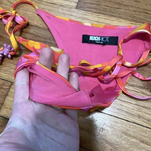 Beach Riot Raquel Hula Hibiscus Floral Bikini - Picture 5 of 10